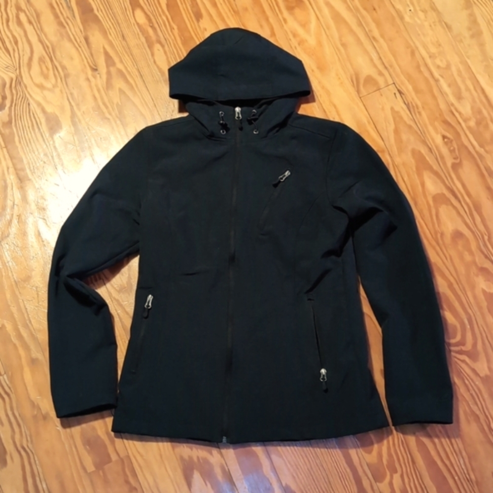 Slalom Faux Fur Lined Full Zip Jacket Repels Water Sz Medium